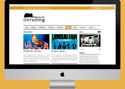 Diseño web para DeRuting