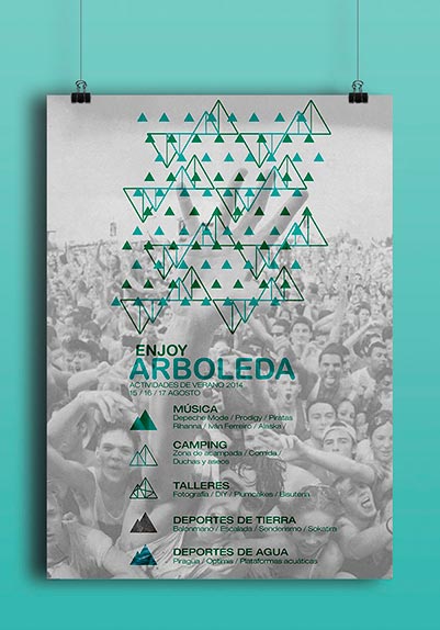 Naming, marca y diseño publicitario para Enjoy Arbolera